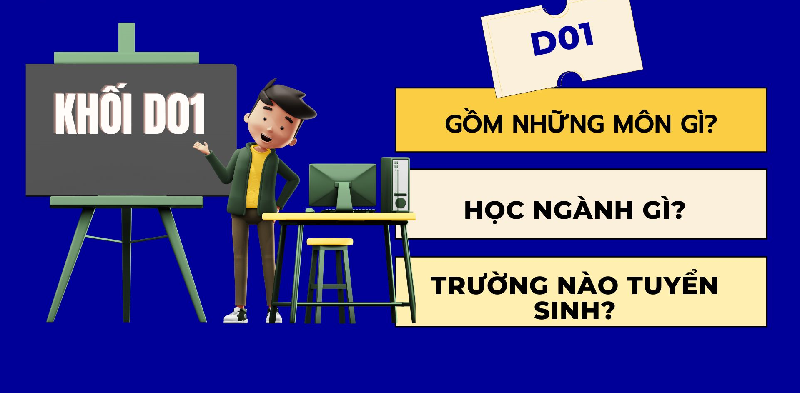 Thông tin chi tiết về các trường đại học khối D01 điểm thấp