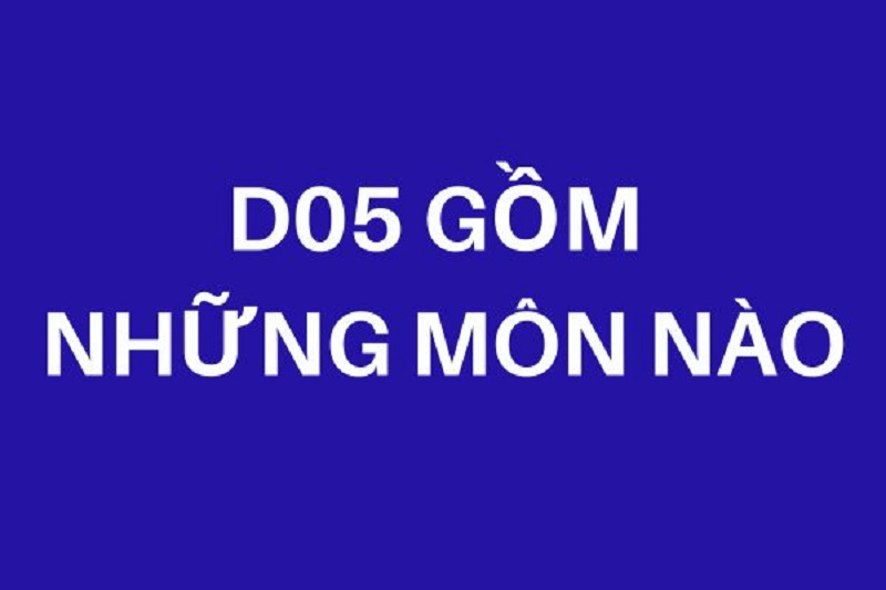 D05 gồm những môn nào – Khám phá những môn học thú vị